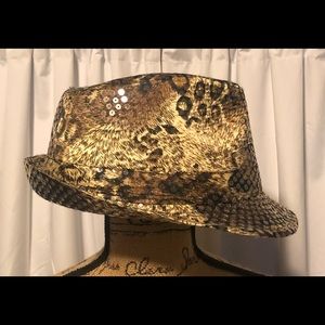 Leopard Print Fedora